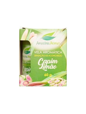 VELA PERFUMADA CAPIM LIMAO 60G UN.