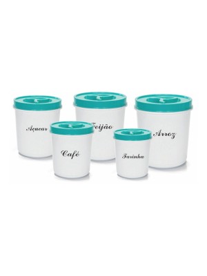 POTE MANTIMENTOS CONJ. C/5 PCS