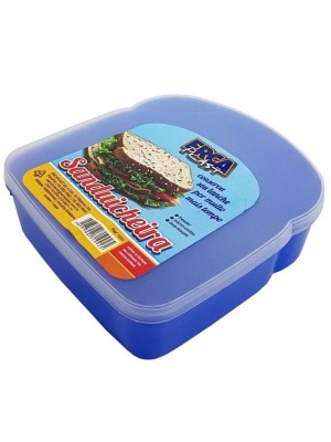 Porta Sanduiche Sanduicheira de Plastico Pratica e Compacta para o Dia a Dia