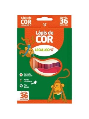 LAPIS DE COR PCT C/3 36 CORES UN.