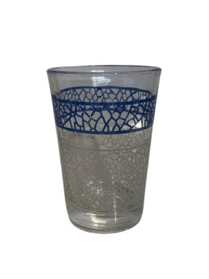 COPO DE VIDRO ESTAMPADO 190ML CONJ C/6PCS MORANO UN.