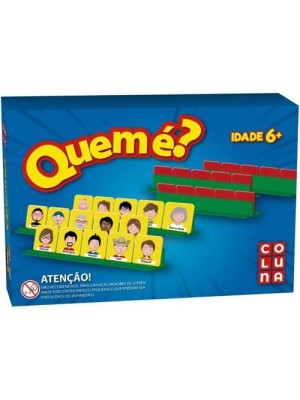 Jogo de Tabuleiro Quem É? Infantil Educativo com 40 Personagens Coluna Pais & Filhos