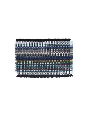 Tapete Malha Trançada 42x60cm Decorativo Resistente para Cozinha Banheiro e Lavanderia