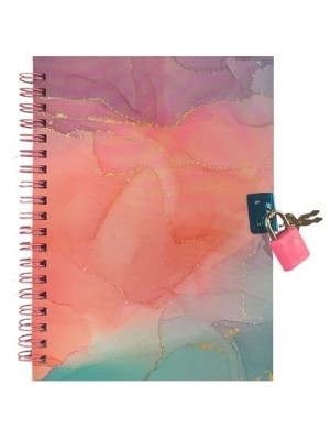 DIARIO MARMORE 45 FOLHAS 12,7X18,2CM UN.