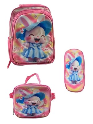 MOCHILA KIT LANCHEIRA E ESTOJO SORTIDA UN.