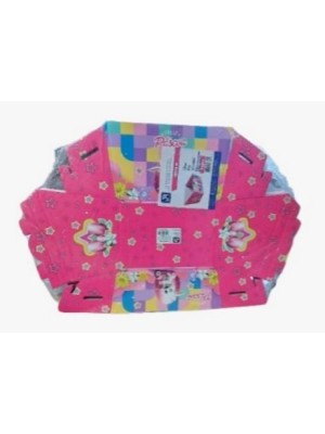 CESTA PASCOA M PCT C/20PCS 17X12,5X8CM ESTAMPA GLITTER