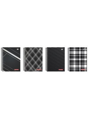 CADERNO UNIVERSITARIO 160FLS CD FLAT 10X1