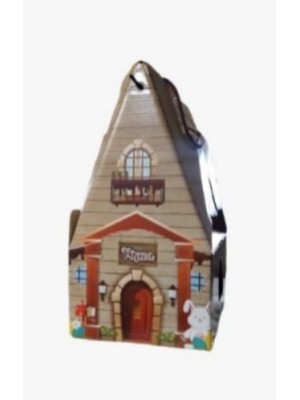 CESTA CHALEZINHO PÁSCOA 20X17X32CM UN. PRODAC