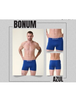CUECA BOXER ADULTO AZUL G UN.