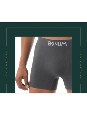 CUECA BOXER ADULTO CINZA G UN.