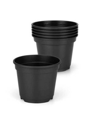 Vaso de Plantio P14,5 Preto Plástico Resistente para Jardins, Hortas e Paisagismo