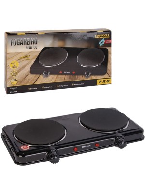 FOGAREIRO ELETRICO 2000W 220V 2BOCA CHAPA 50/60HZ