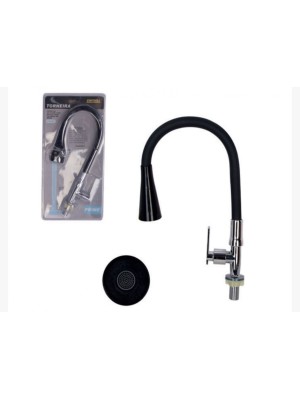 Torneira de Silicone com Ducha Flexível para Cozinha de Mesa PRIME 62cm – Moderna e Prática