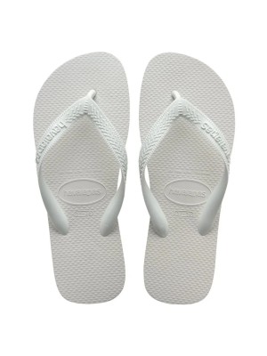 Havaianas Top Branco 37/38 Original Confortável com Sola Grossa Antiderrapante para Uso Diário
