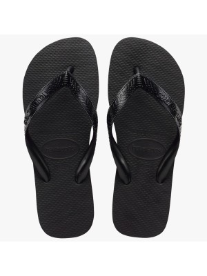 Havaianas Top Preto 41/42 – Chinelo Unissex Original em Borracha Confortável com Sola Antiderrapante para Uso Diário, Praia e Piscina