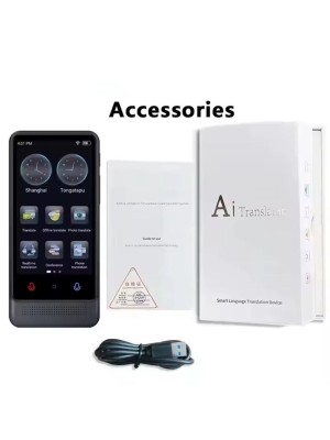 DISPOSITIVO TRADUTOR DE IDIOMAS 14 IDIOMAS OFFLINE BIDIRECIONAL AI TRADUTOR DE VOZ UN.