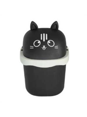 LIXEIRA DE PLASTICO 1,5L GATO UN.