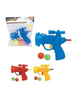 PISTOLA LANCA BOLA SUPER SHOT UN.