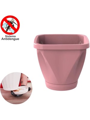 VASO QUADRADO N22 C/ PRATO UN.