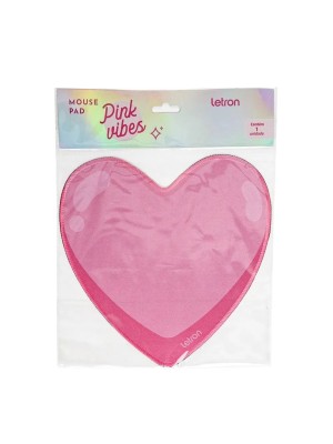 MOUSE PAD PINK VIBES CORACAO UN.