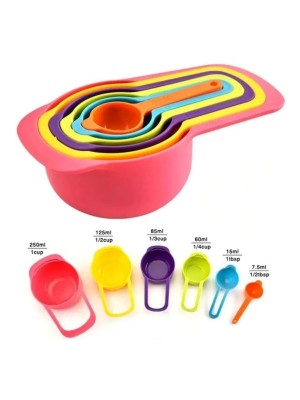 MEDIDOR COLOR JOGO C/6 COLHERES UN.