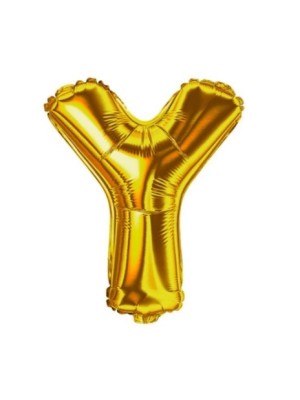 BALAO METALIZADO LETRA Y 40CM RIO TIJUCAS