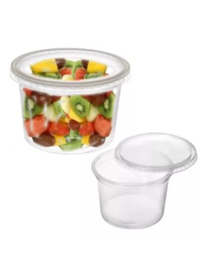  POTE ALIMENTO COM TAMPA GALVANOTEK G312 / 500Ml DOCES OU SALGADOS, FREEZER E MICROONDAS