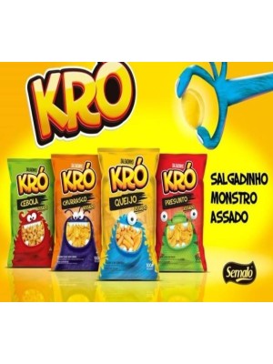 Salgadinho Kro Sabor Churrasco 100G