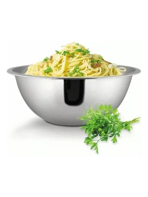 Tigela Bowl Profissional Multiuso Em Inox 20cm Funda