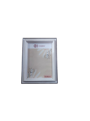 Porta Retrato 13cm x 18cm MDF Dreams Rose Com Borda Prata Decoracao