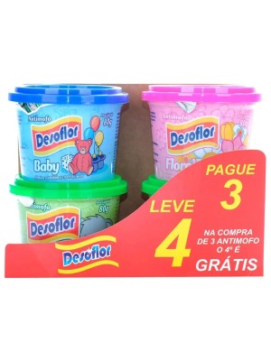 Kit Desumidificador de Ambiente Kit Leve 4 Pague 3 80g