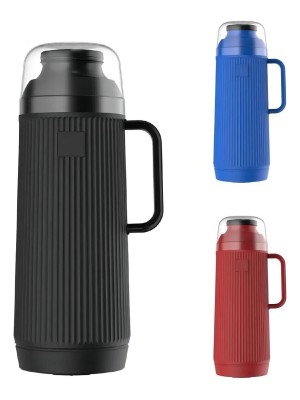 Garrafa Térmica Resistente 1 Litro Para Café Chá Azul