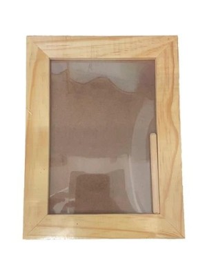Porta Retrato De Pinus 10x15cm Acetato
