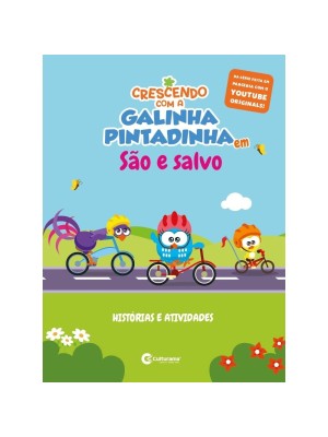 Livro Infantil Crescendo Com A Galinha Pintadinha - São E Salvo Folheto