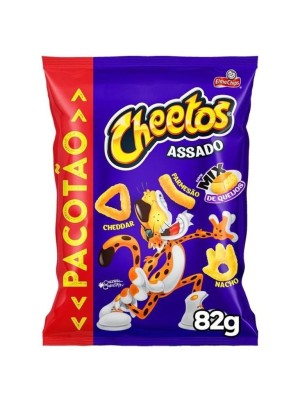 Salgadinho Cheetos Sabor Mix Queijos Pacote com 82g
