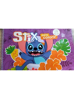 Livro de Colorir Estilo Boobie Goods Capa Mole Stix 20 Folhas Sortido 