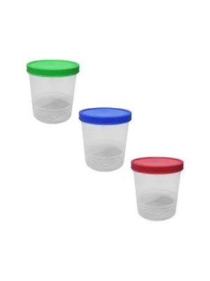 Pote Mantimento Redondo Tampa Com Rosca Avulso 500 Ml