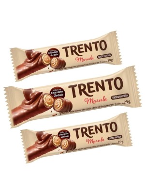 Chocolate Wafer Recheado Trento Marula Edição Limitada 464g
