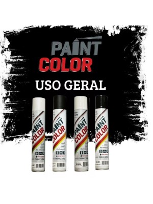 Tinta Spray 250ml Uso Geral Alta Temperatura Cor Aluminio