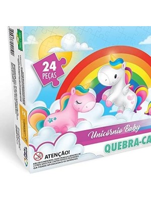 Quebra-Cabeça Unicórnio Baby 24 Peças Educativo – Pais & Filhos