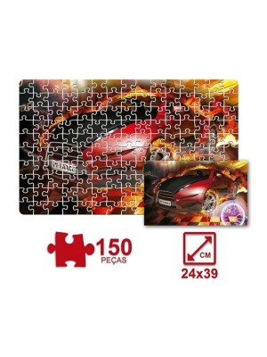 Quebra-Cabeça Infantil Race Team 150 Peças Pais & Filhos – Educativo e Divertido