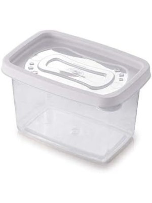 Pote Plasútil Linha Clic Retangular 430 ml