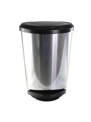 Lixeira 10L Inox com Pedal Prática e Moderna