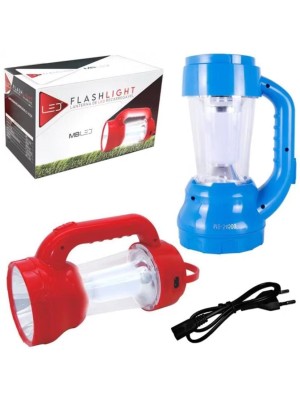 Lanterna LED Recarregável 21cm 3W Bivolt – Potente e Econômica