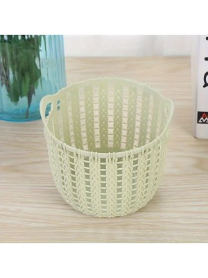 Cesta Organizadora em Plástico 13x12x14cm | Caixa Multiuso para Organização de Banheiro, Cozinha, Quarto e Escritório