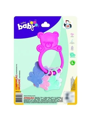 Mordedor Pica Pau Ursinho Bebê Alívio Gengiva Desenvolvimento Motor