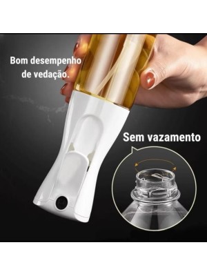 Spray Culinário 200ml em Plástico PP e PET – Para Óleo, Azeite e Vinagre