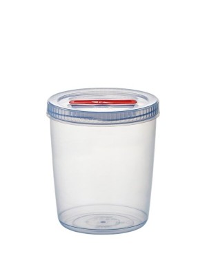 Pote com Tampa Rosca Spinlock 3L Rischioto em Plástico Resistente Livre de BPA – Vedação Segura para Armazenamento de Alimentos