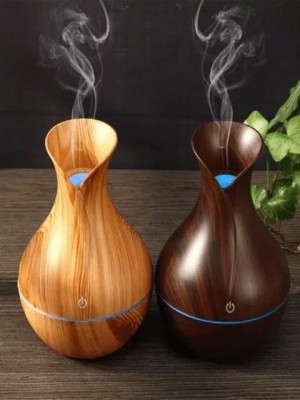 Difusor de Ambientes Mini USB 180ml Portátil Silencioso Compacto com Aromaterapia para Quarto Sala Escritório e Viagem