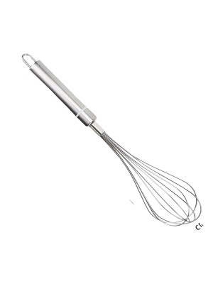 Batedor de Claras em Aço Inox 28cm Utensílio de Cozinha Resistente e Durável para Receitas, Sobremesas e Uso Profissional